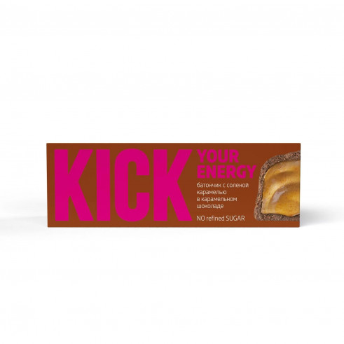 KICK YOUR ENERGY Батончик с орехами, 45 гр