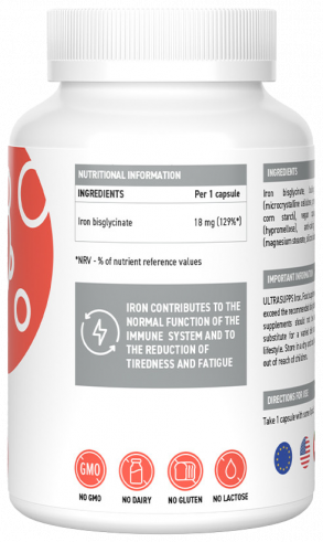 Ultrasupps Iron, 60 капсул