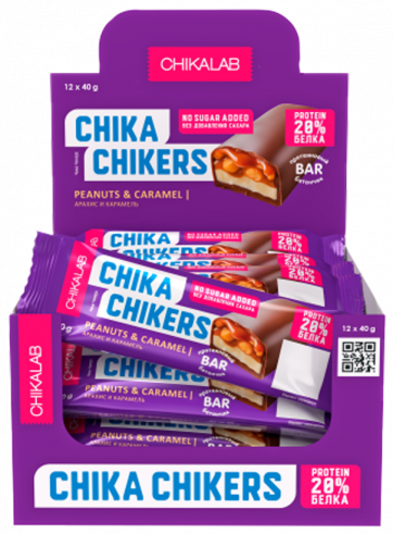Chikalab Батончик Chika Chikers, 40 грамм