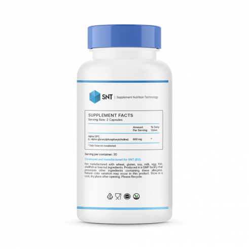 SNT Alpha GPC, Альфа ГФХ, 60 капсул