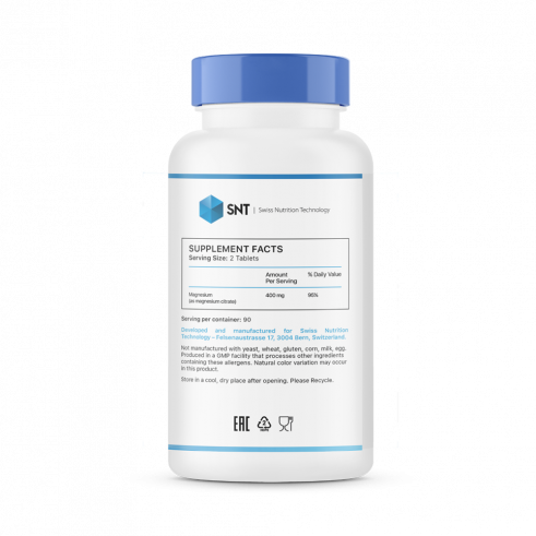 SNT Magnesium Citrate, 180 таблеток