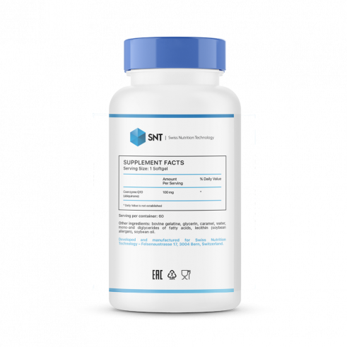 SNT Coenzyme Q10 100 mg, 60 капсул