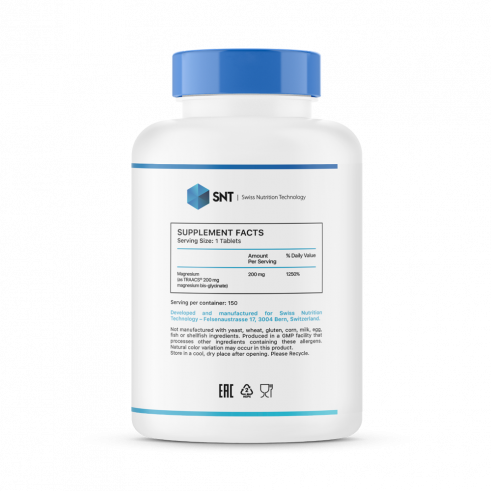 SNT Magnesium Glycinate, 150 таблеток