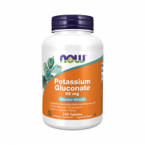 NOW Potassium Gluconate 99 mg, 250 таблеток