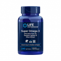 Life Extension Super Omega-3, Супер Омега-3, 240 капсул